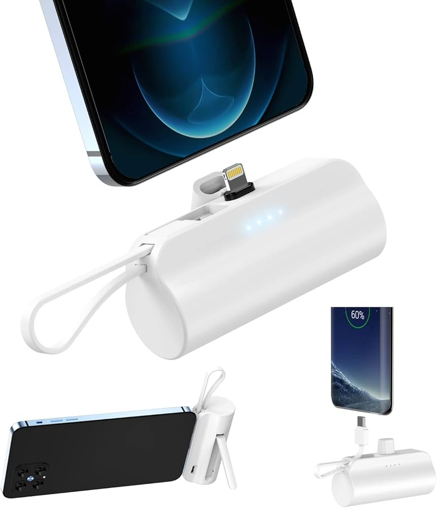 Portable-Charger-Power-Bank - 8000mAh Ultra Compact Portable Phone Charger 5V3A Output Battery Pa... | Amazon (US)