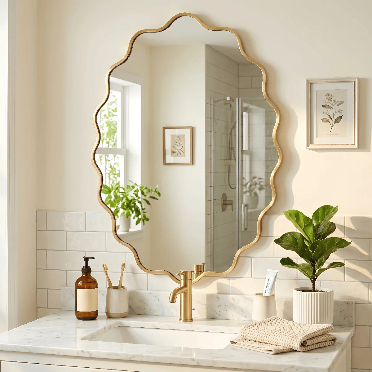 Oval Metal Wall Mirror | Wayfair North America