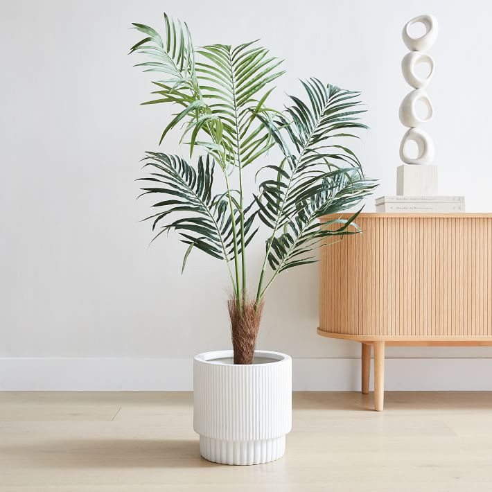 Faux Potted Fan Palm Tree | West Elm (US)