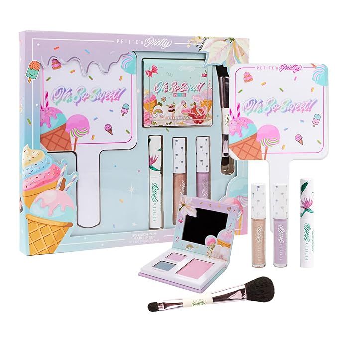 Petite 'n Pretty - So Much Yum Natural Makeup 6-Piece Set, Made in USA - 2 Lip Glosses, Eyeshadow... | Amazon (US)