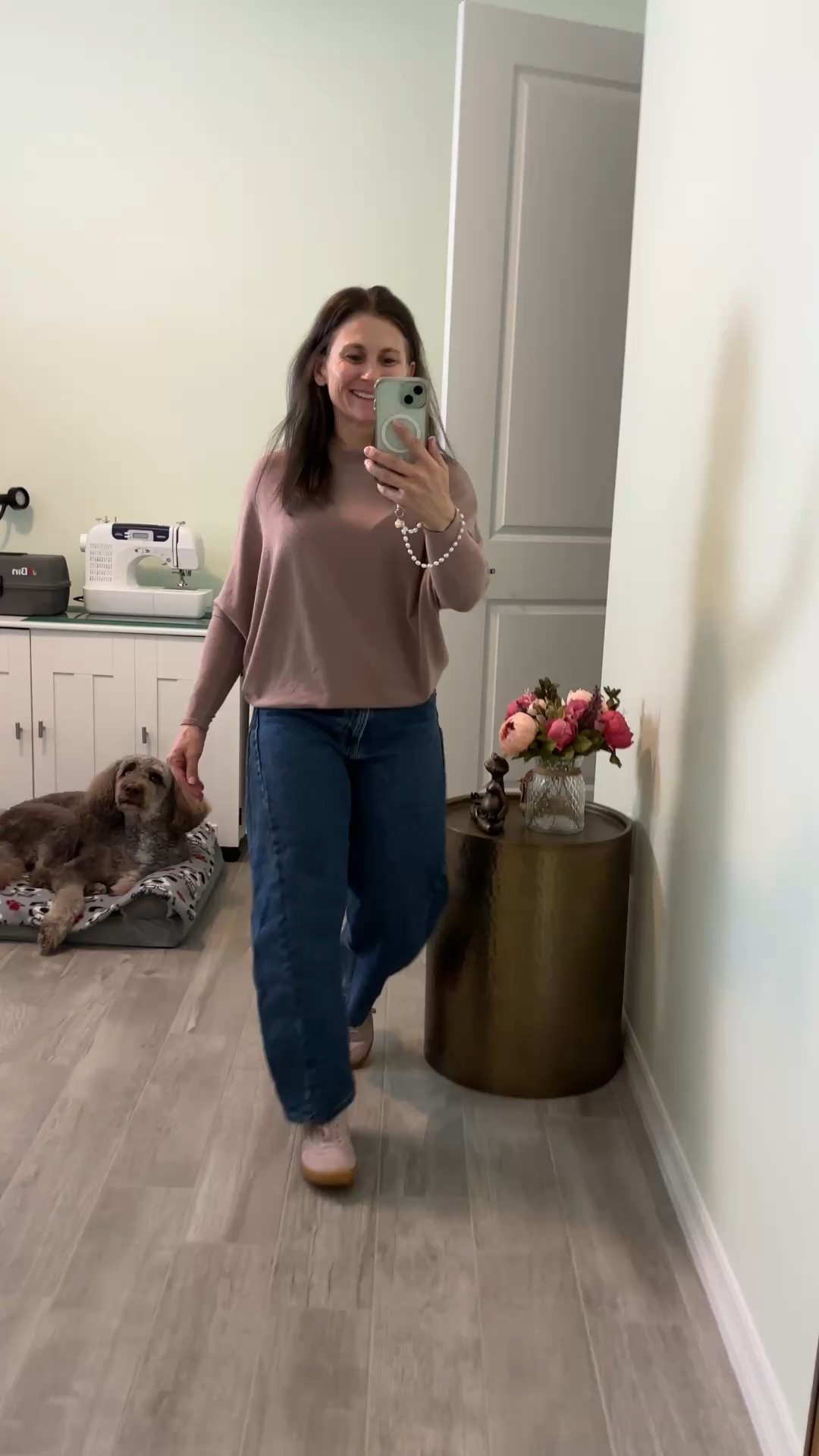 Cute dolman sleeve blouse, closet staple. I have it in white as well. Seen it available in several colors over the years.

#LTKootd #LTKFindsUnder50 #LTKPetite