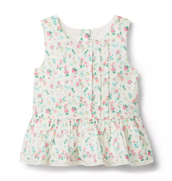 Ditsy Floral Pintuck Top | Janie and Jack