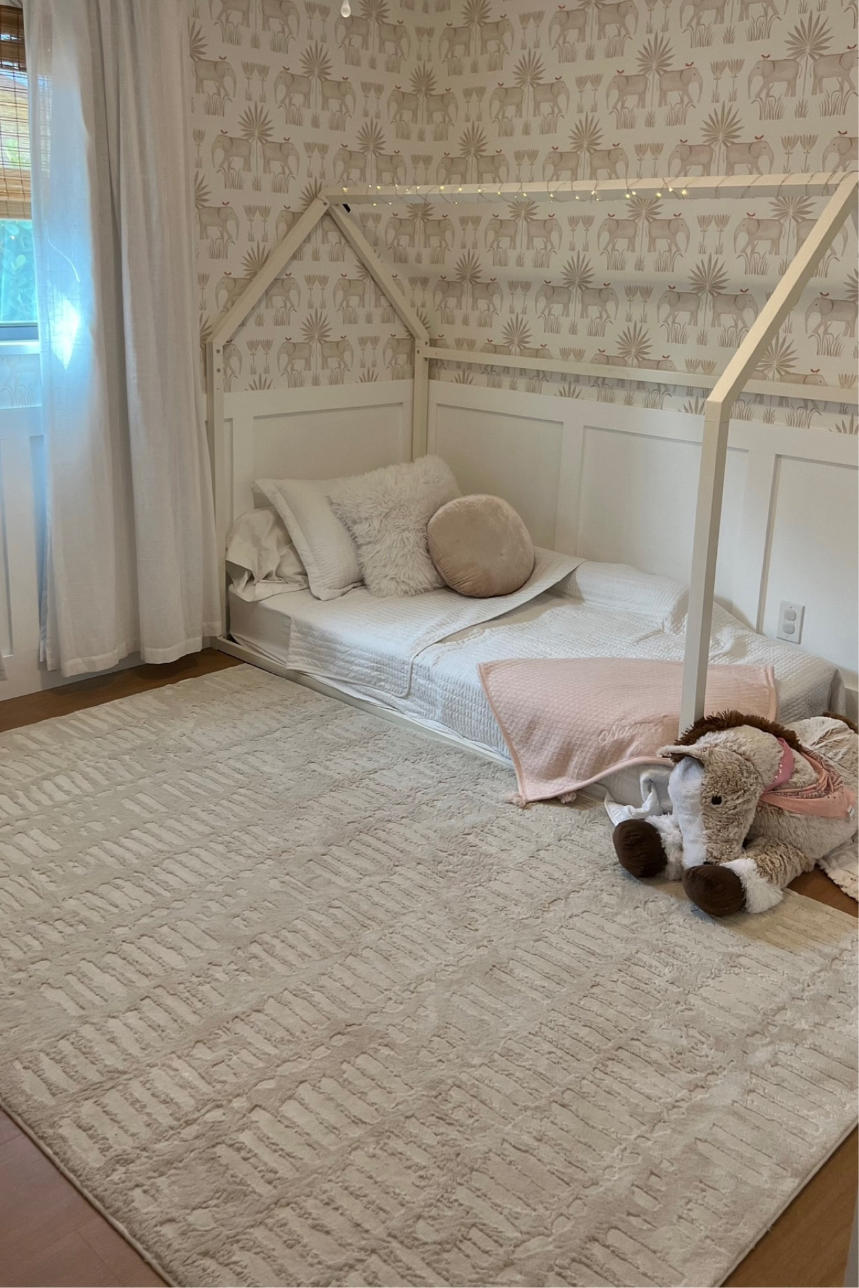 All time favorite washable rug!

We got this for the nursery and living room when we had our daughter. It’s very soft with a decent pile for a washable rug. 

I love the color options and very reasonable price!