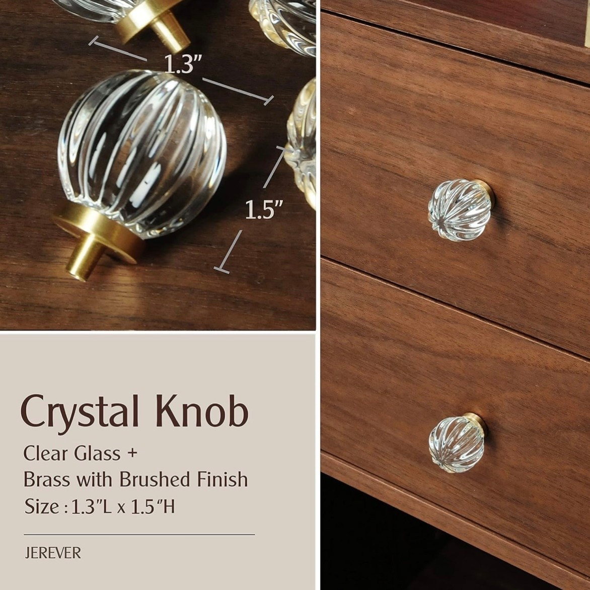 Amazon Finds…

Beautiful 4 Pack Glass Brass Knobs Vintage Crystal Drawer Pull

I just replaced some old cabinet knobs with these and they are so pretty. Easy to install and very nice to grab onto to pull my drawer open everyday! 

#LTKFindsUnder50 #LTKHome #LTKSaleAlert