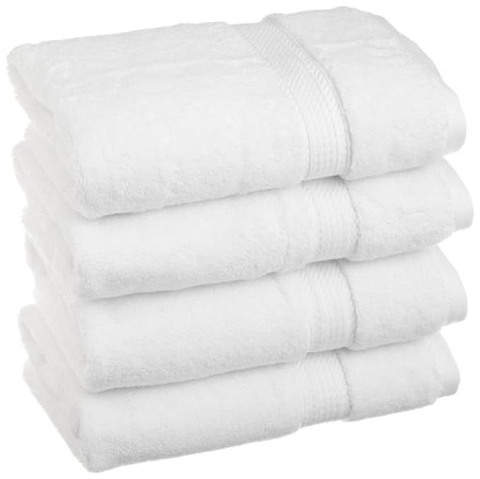 Superior 900 GSM Luxury Bathroom Hand Towels, Made Long-Staple Combed Cotton, Set of 4 Hotel & Spa Q | Amazon (US)