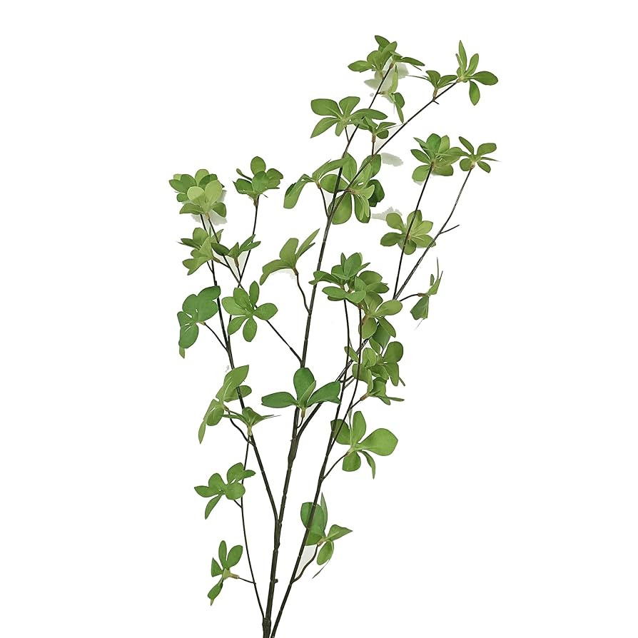 Green Branches House and Garden Artificial Branch Fabric Decorative Table Art (2) | Amazon (US)