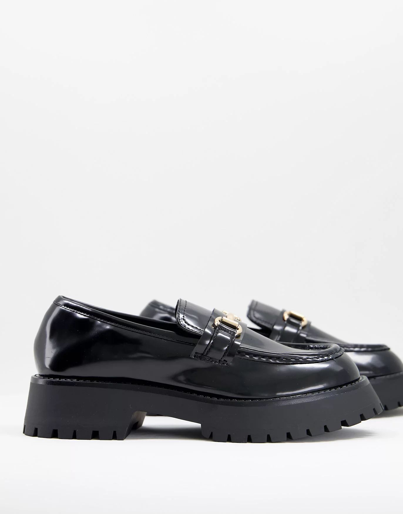 ASOS DESIGN Monster chunky loafers in black | ASOS (Global)