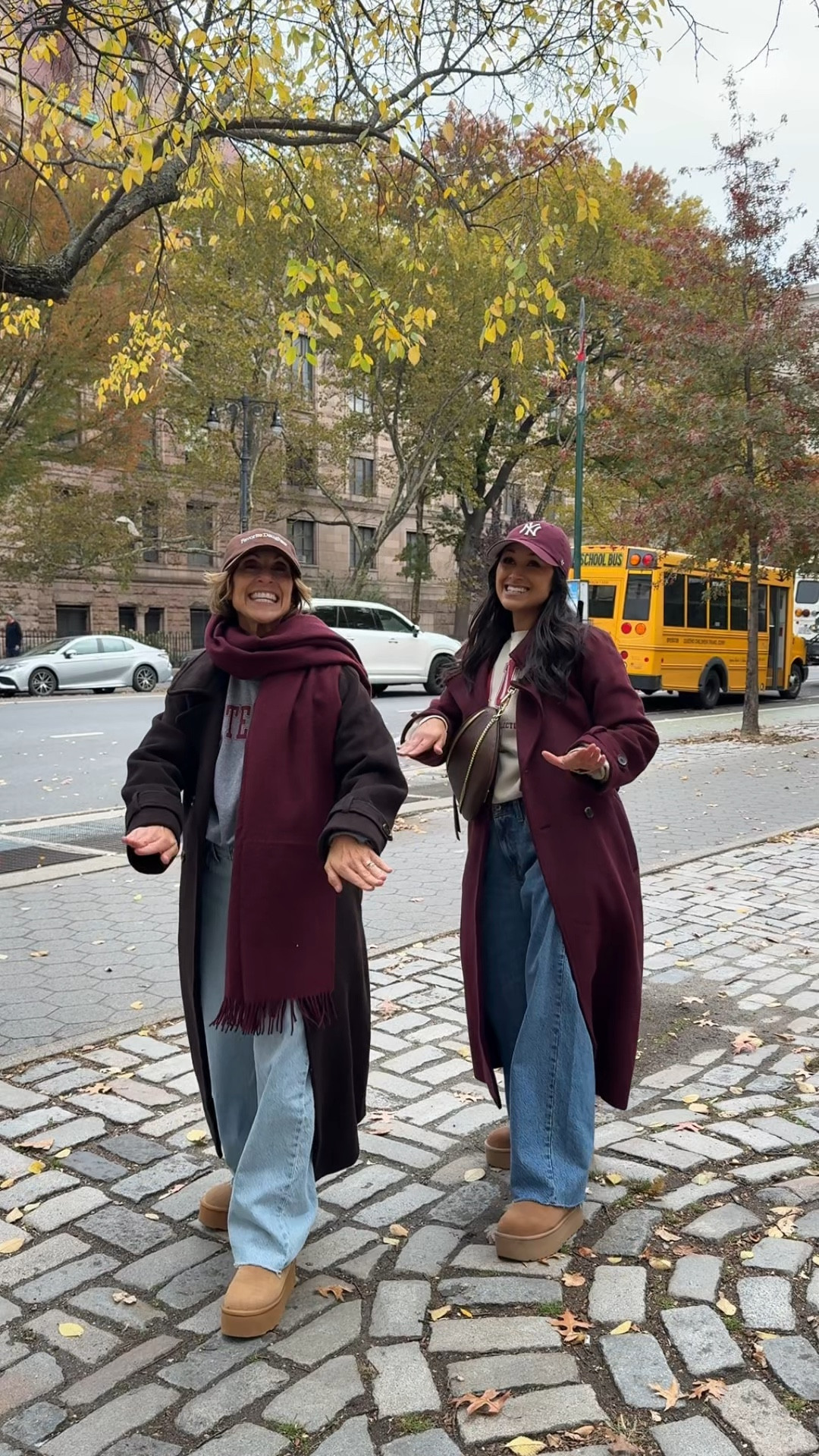 Linking to as many of the pieces of our outfits that I can here! I’m wearing the regular XS in the coat and my mom is wearing the size petite XXS!
Take 20% OFF our bag with code: HAUTE20
#giginewyork #handbags #abercrombie