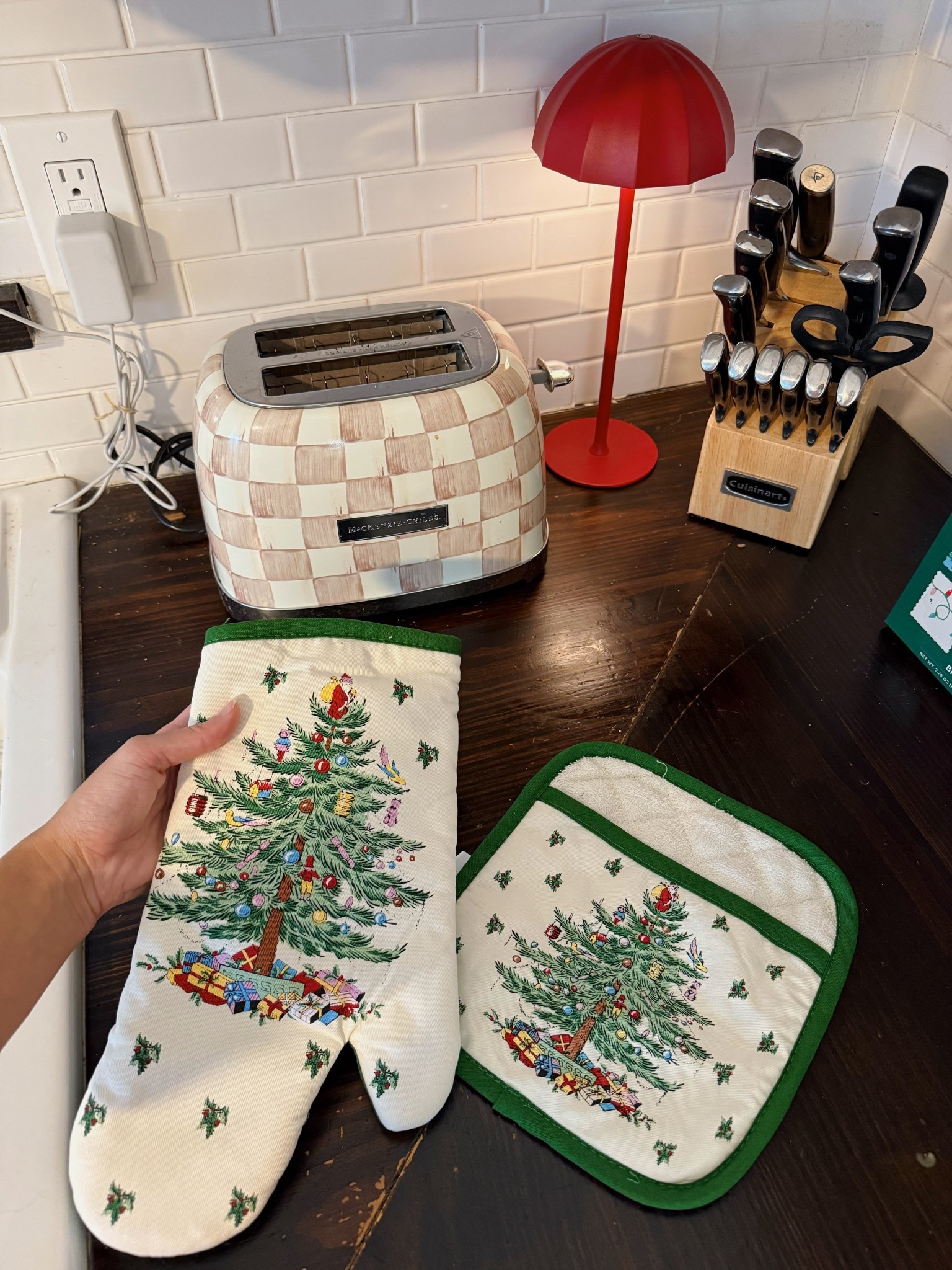 Adding cozy, festive touches to my kitchen for holiday hosting is so easy with Wayfair. My favorite MacKenzie-Childs toaster pairs perfectly with these Christmas accents! I love how @wayfair helps me bring the season to life. #Ad #Wayfair #WinTheSeason #WayfairPartner

#LTKHoliday #LTKHome #LTKCyberWeek