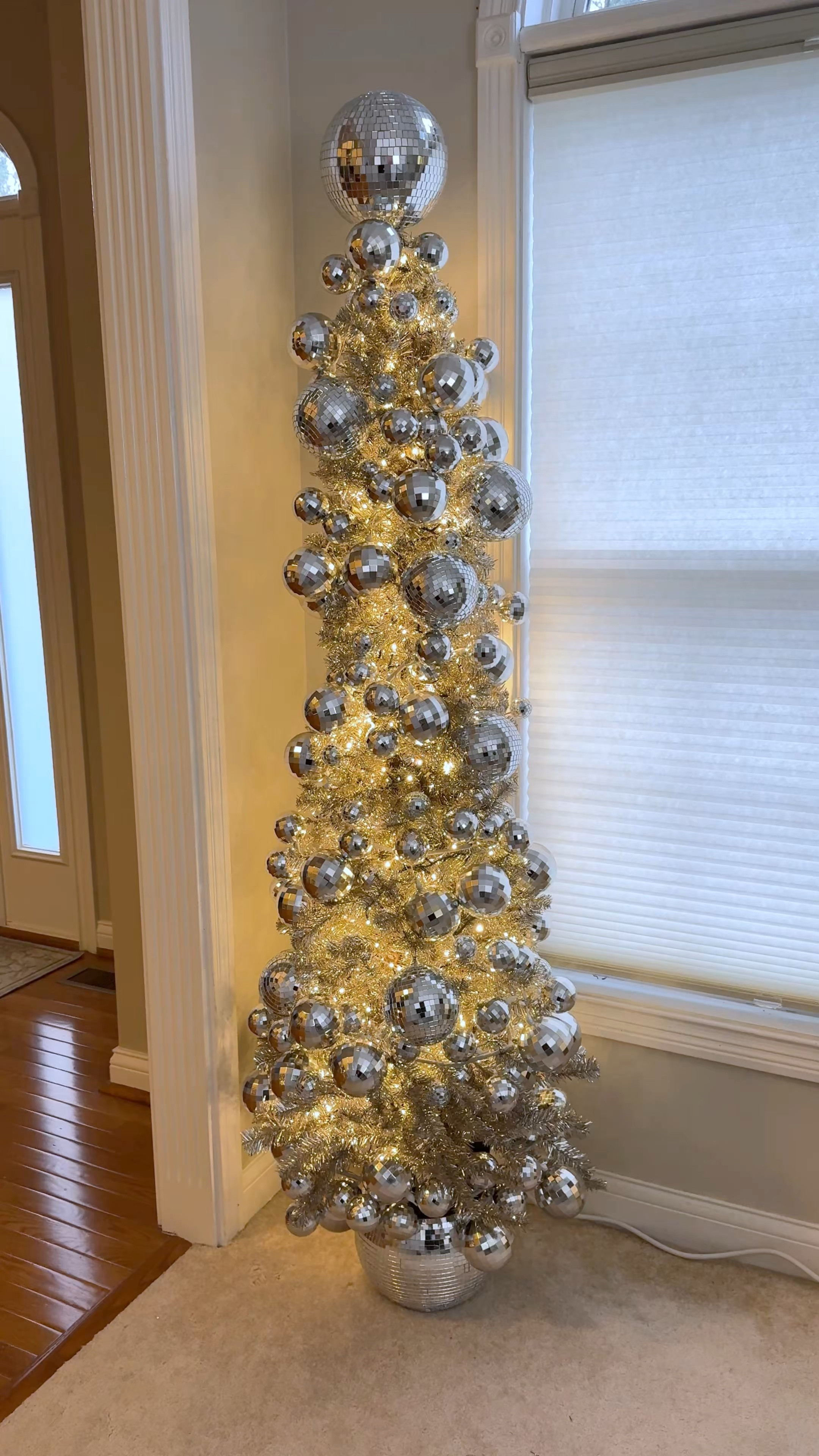 The most fun disco ball Christmas tree! 

#LTKHome #LTKHoliday