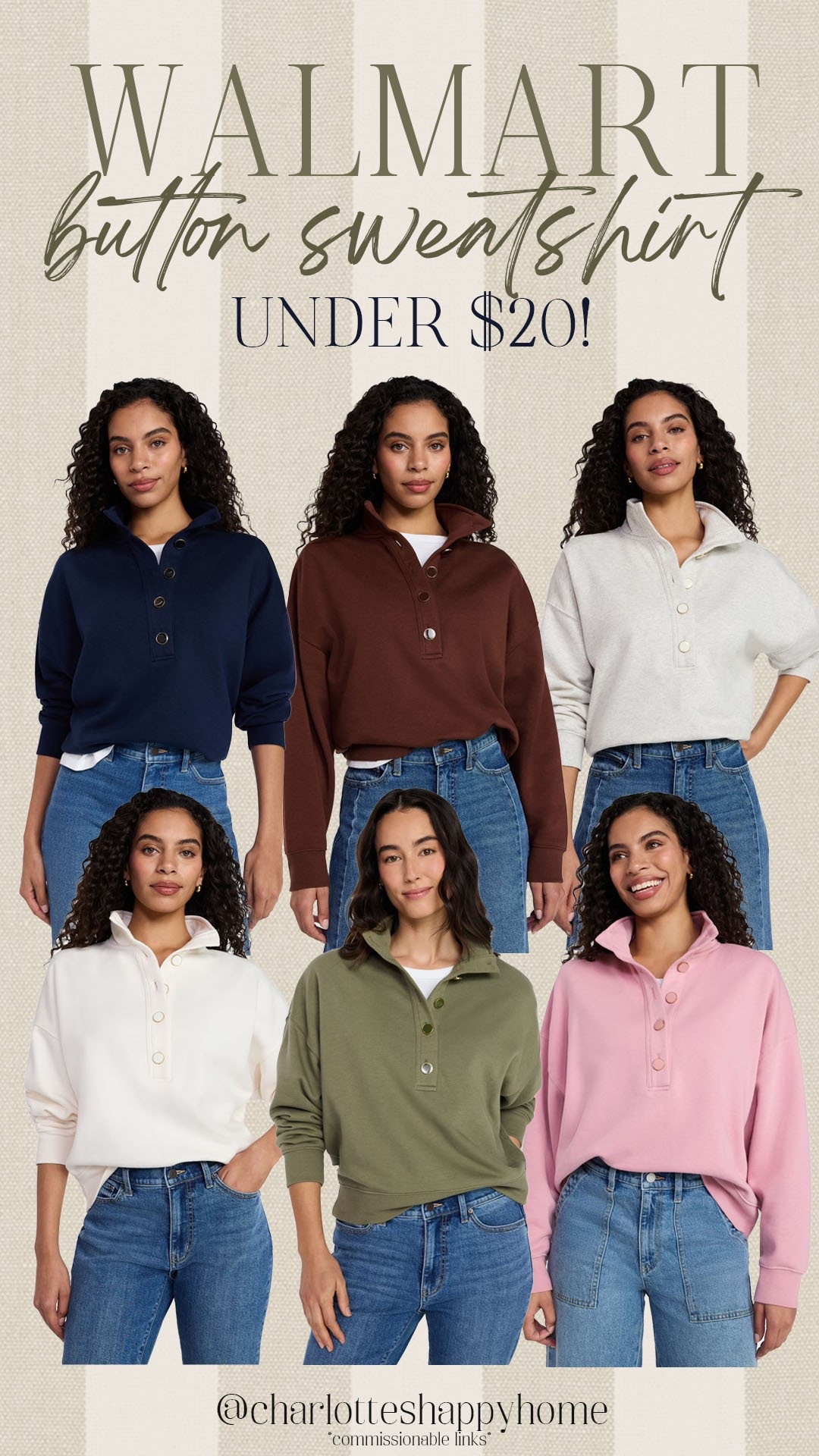 These new 1/4 button sweatshirts are going to be quick sellers! Under $20!

#walmartfinds

Walmart finds. Walmart new arrivals. Walmart fashion. Walmart new sweatshirt. Walmart quarter button sweatshirt.

#LTKootd #LTKSeasonal #LTKgrwm