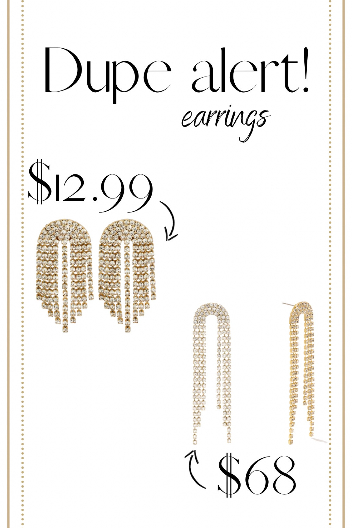 Dupe alert for the Uncommon James Life of the party earrings found at Target! Save is sugarfix by baublebar for $12.99 - not exactly the same but super cute in person & same concept! Perfect for the holidays or a night out ✨

#LTKCyberweek #LTKSeasonal #LTKHoliday