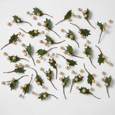 30ct Gold Berries Sprigs - Wondershop™ | Target