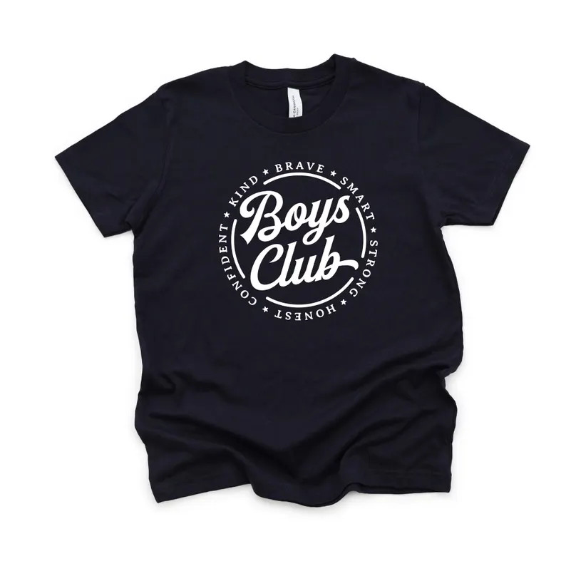 Boys Club Shirt, Toddler Boy Shirts, Boys Graphic Tee, Little Boys Shirt, Shirts for Boys, Toddle... | Etsy (US)