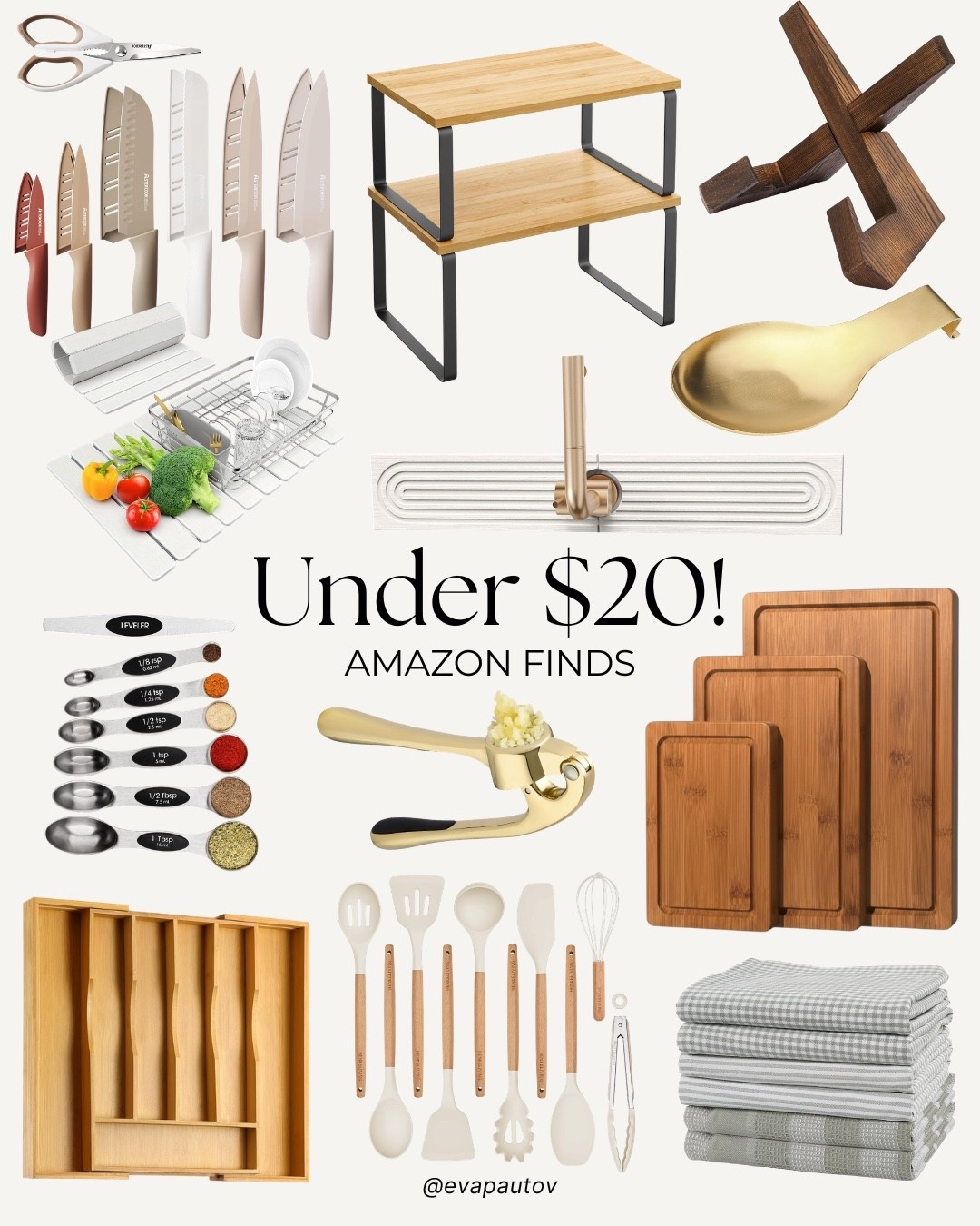 Kitchen upgrades do not have to be expensive. These Amazon finds are all under $20 and so useful!

*affiliate link