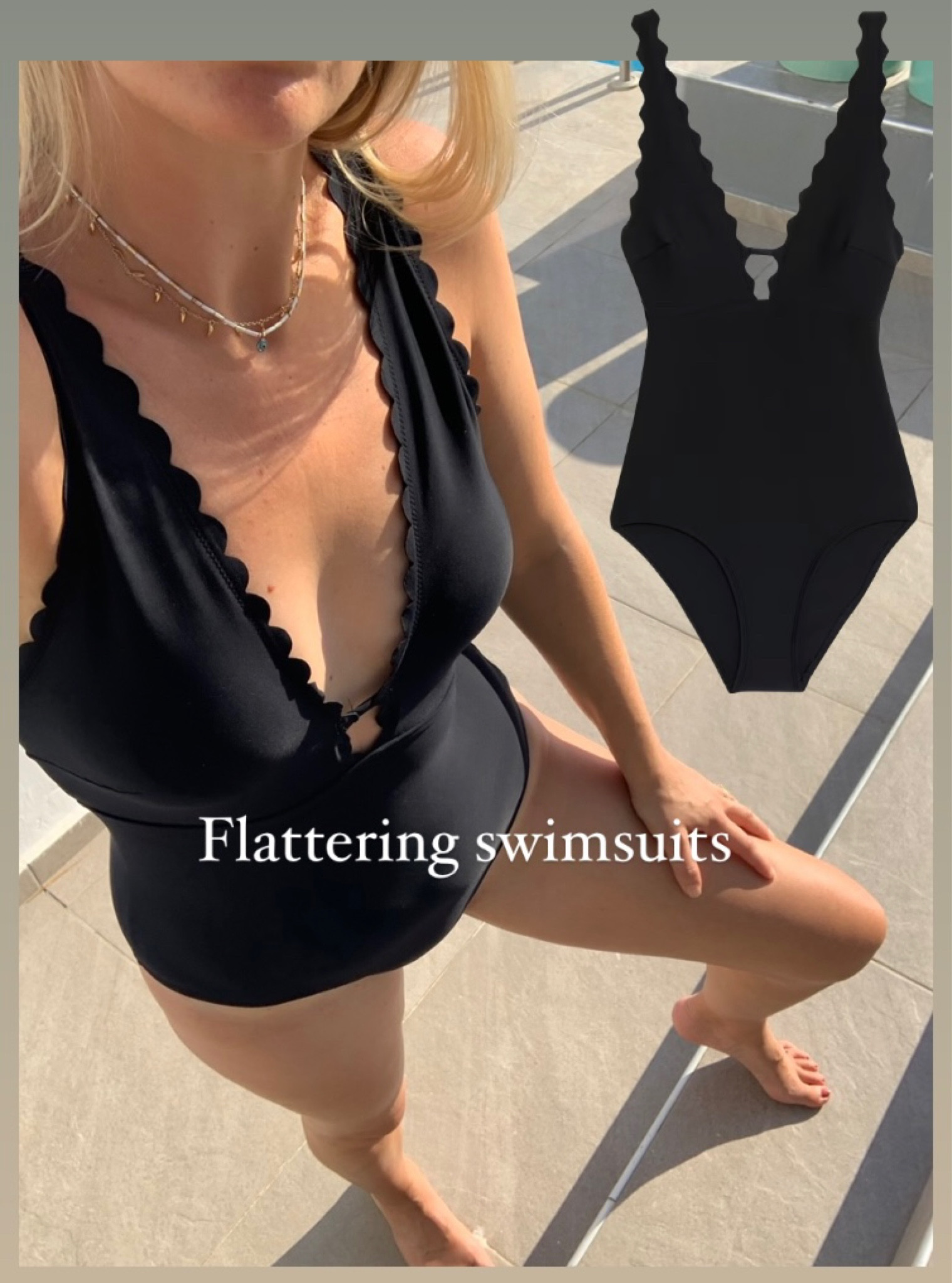 A few chic and flattering swimsuits that don’t show it all! 
The good ones have normally gone by the time you need one! 
Wearing true to size U.K. 14 

#LTKswimwear #LTKuk #LTKtravel