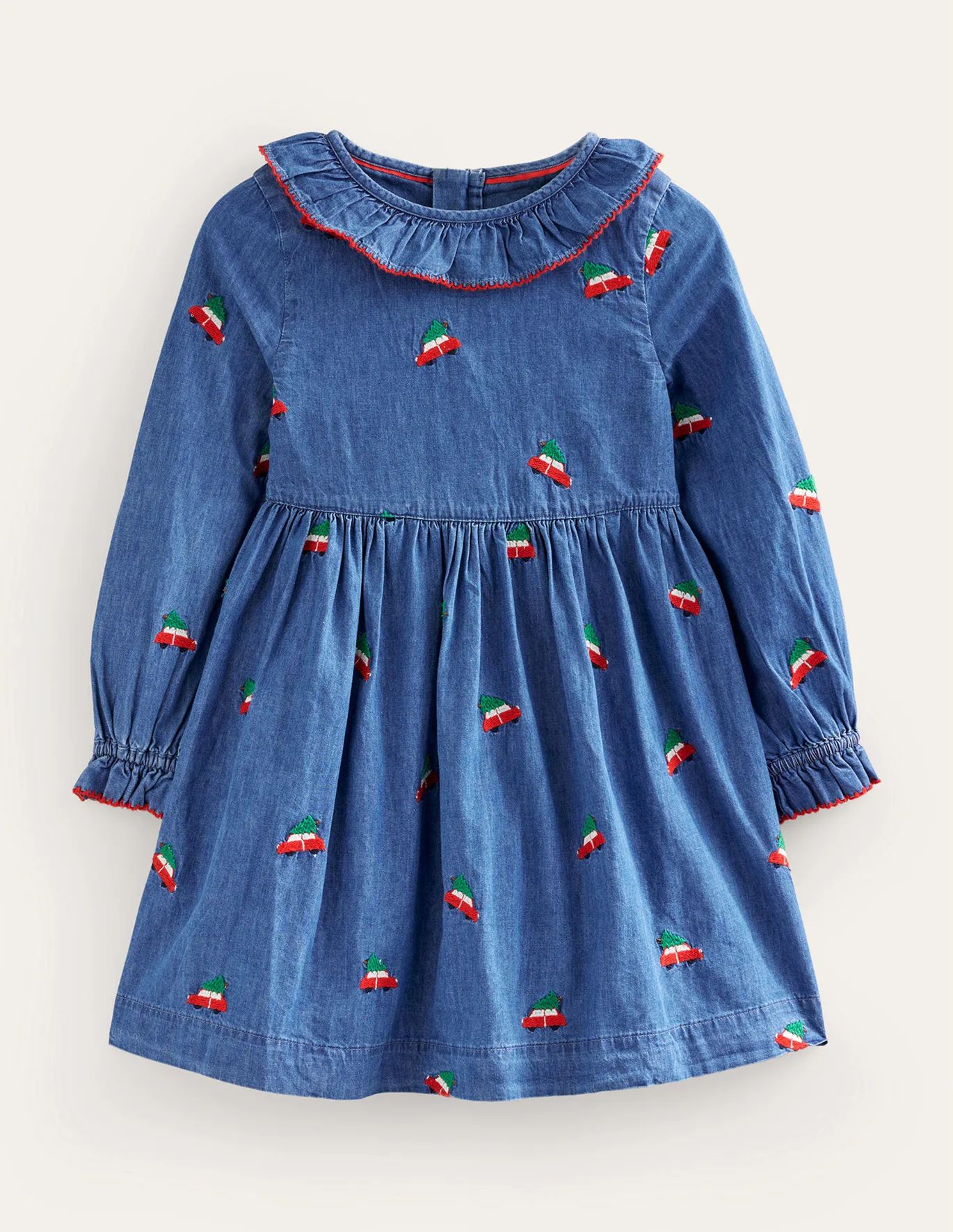 Embroidered Festive Dress | Boden (US)