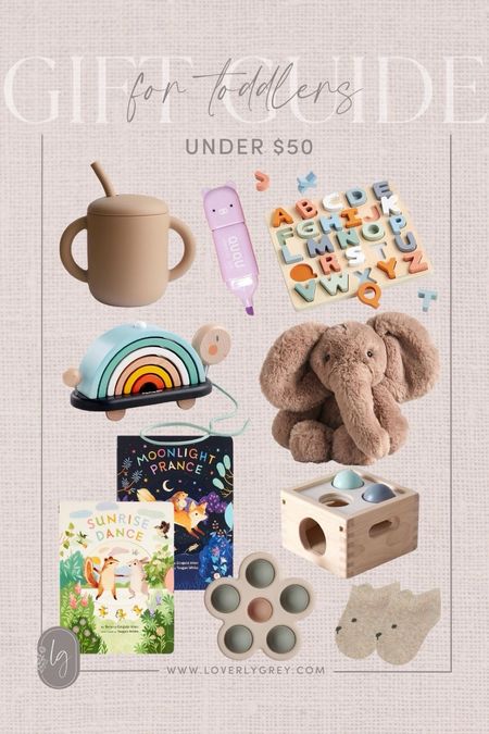 Loverly Grey toddler gift guide under $50. 

#LTKHoliday #LTKGiftGuide #LTKkids