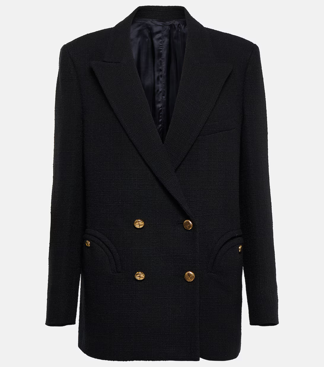 Missy double-breasted cotton-blend blazer | Mytheresa (US/CA)