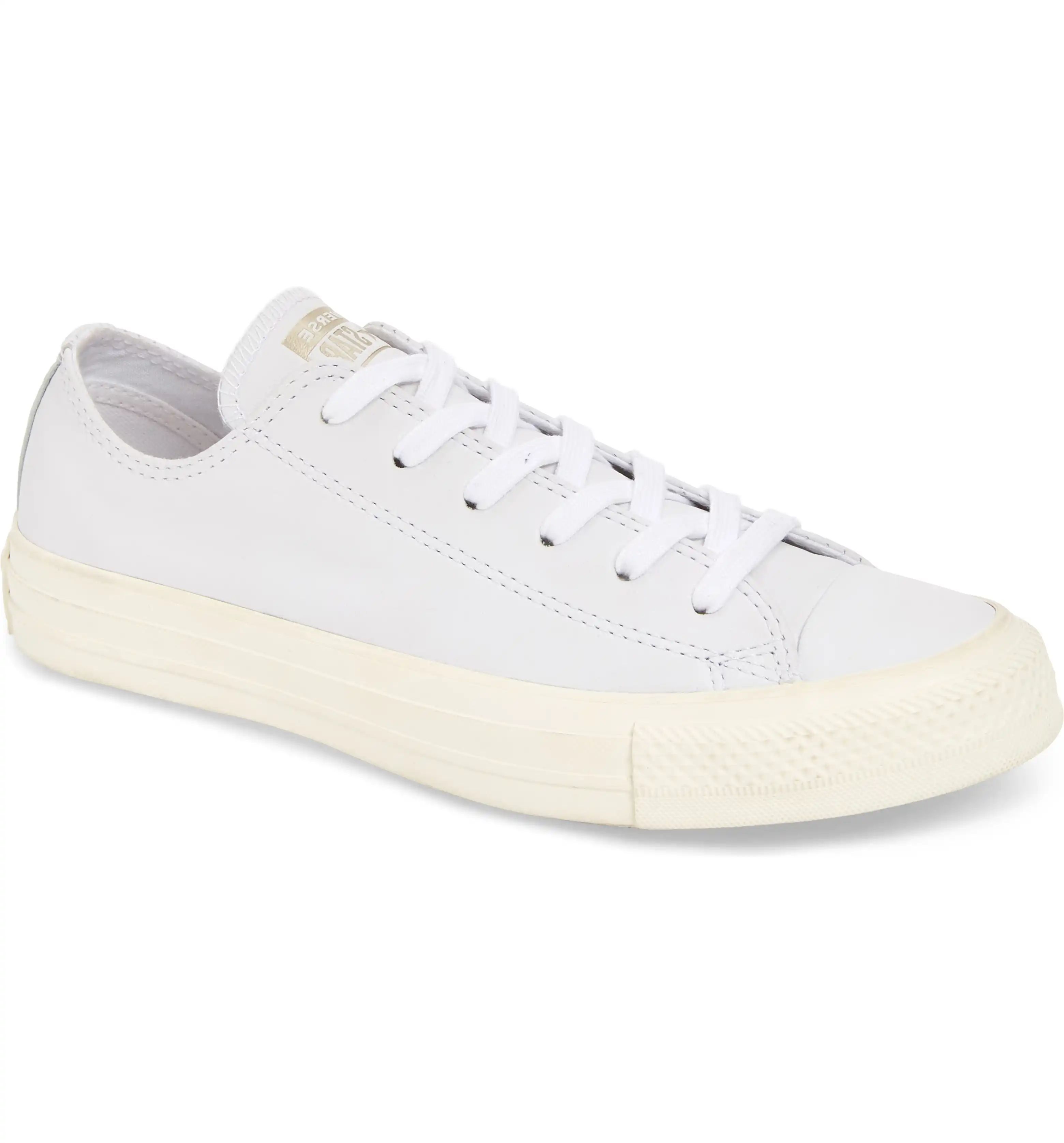 Chuck Taylor® All Star® Luxe Leather Low Top Sneaker | Nordstrom