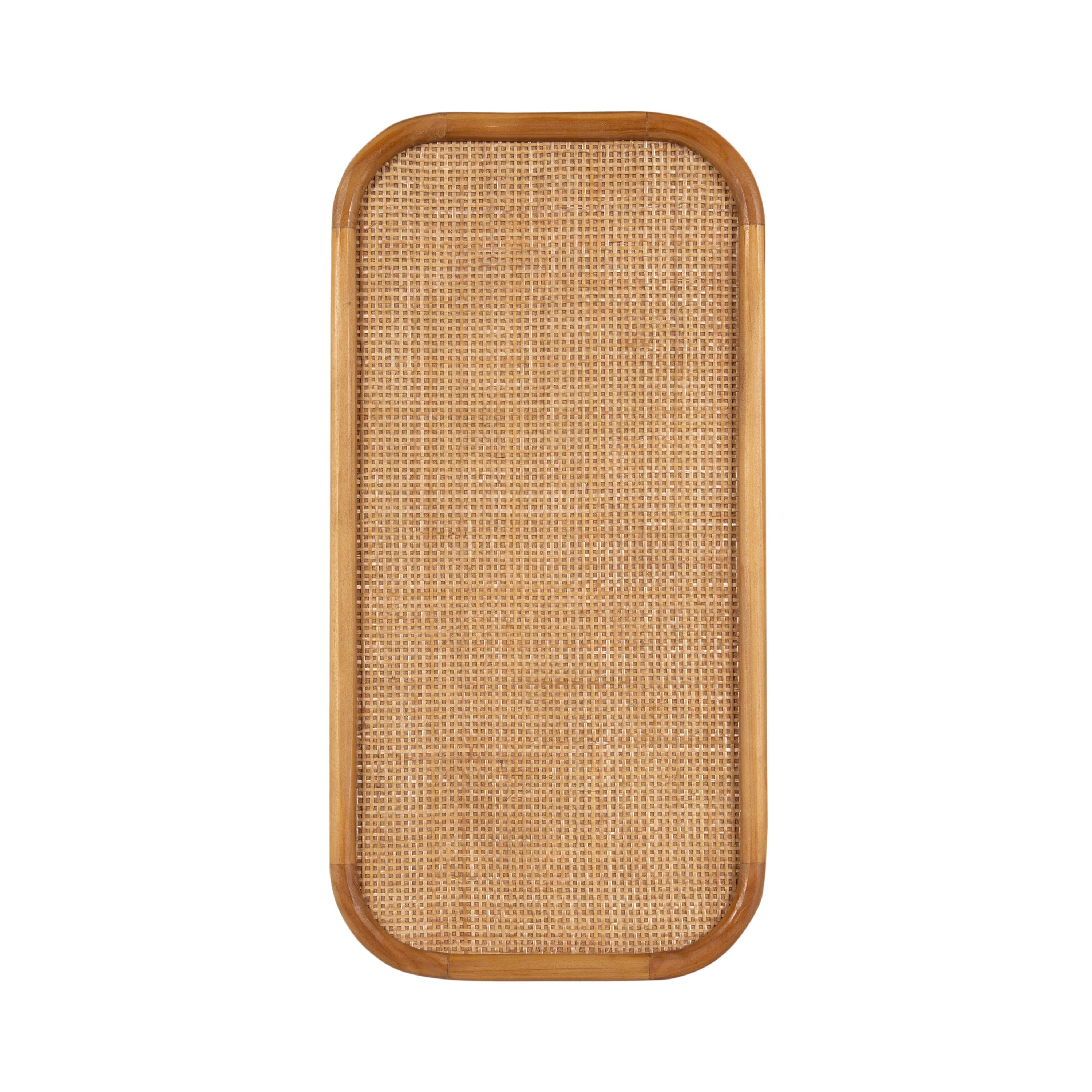 Kate and Laurel Planche Rounded Rectangle Rattan Pinboard | Wayfair | Wayfair North America
