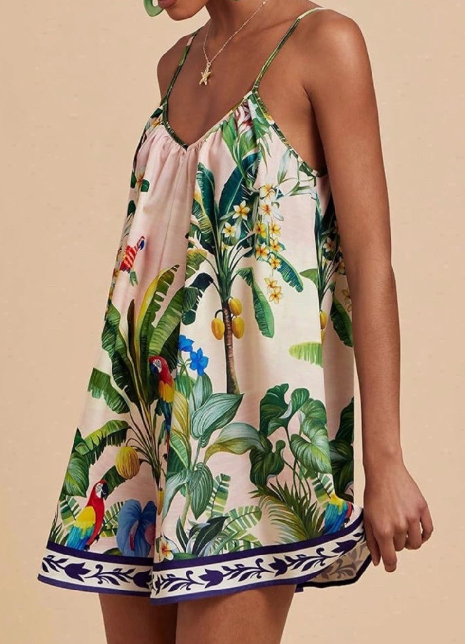 Tropical flow romper that looks like a dress from Amazon perfect for summer vacation

#LTKootd #LTKSwim #LTKTravel