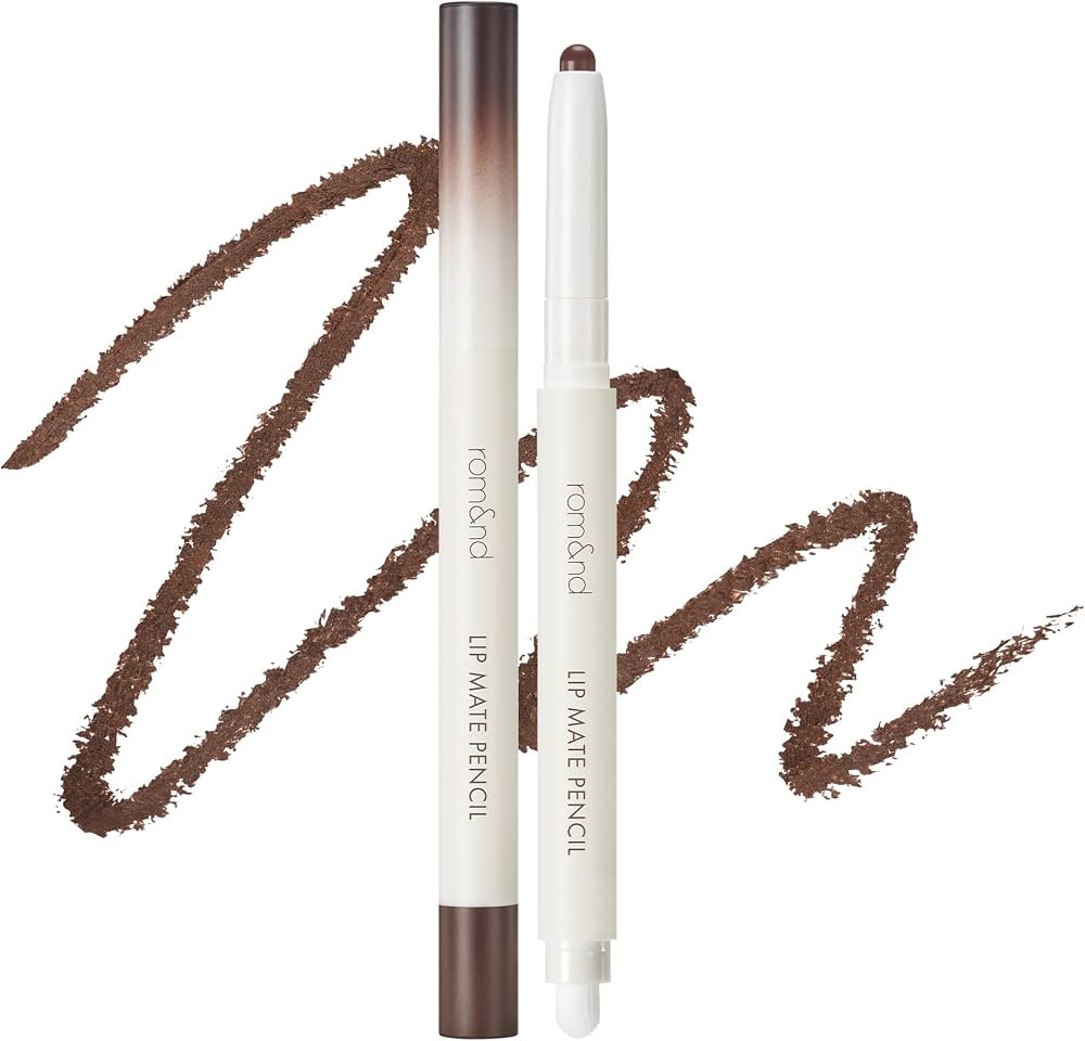 rom&nd Lip Mate Pencil | Semi Matte Lip Liner & Brush | 08 Bitter Mocha | Amazon (US)
