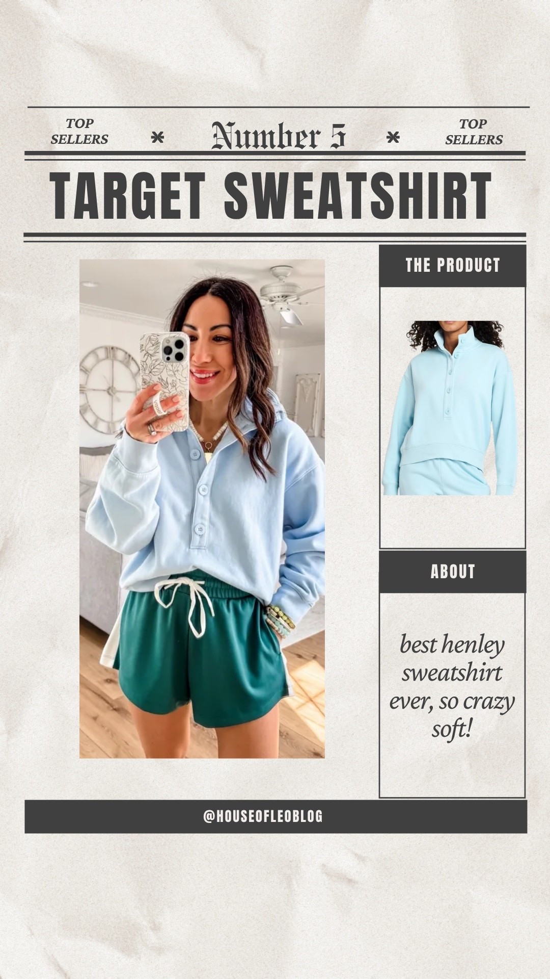 Small target sweatshirt. Small shorts

#LTKOver40