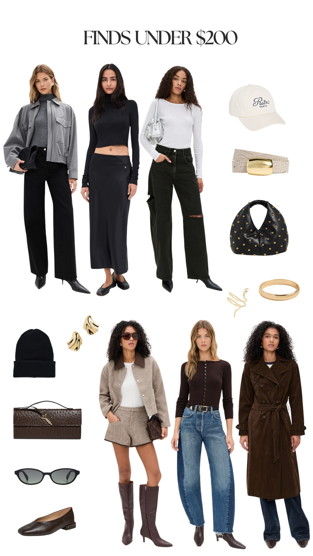 Shopbop finds under $200 

 #LTKSeasonal #LTKU #LTKStyleTip