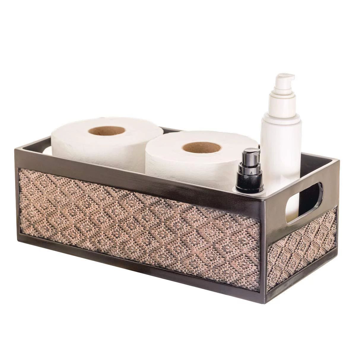 Dublin Bathroom Decor Box Toilet Paper Storage Basket - Decorative Bathroom Storage Toilet Tank T... | Walmart (US)