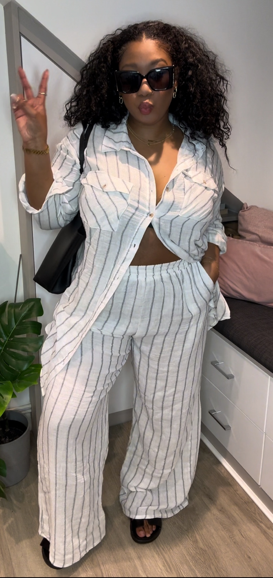 Spring OOTD

Original set from Fashion Nova search for the perfect striped pants set

Similar linked below 

#LTKSpringSale #LTKplussize #LTKmidsize