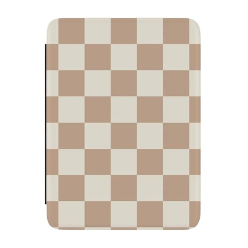 Casely Kindle Case for 7" Kindle Colorsoft and 7" Kindle Paperwhite (12th Generation 2024 Models) | Fit Check | Neutral Checkerboard | Custom-Fit Protection with Auto Sleep/Wake Function | Amazon (US)