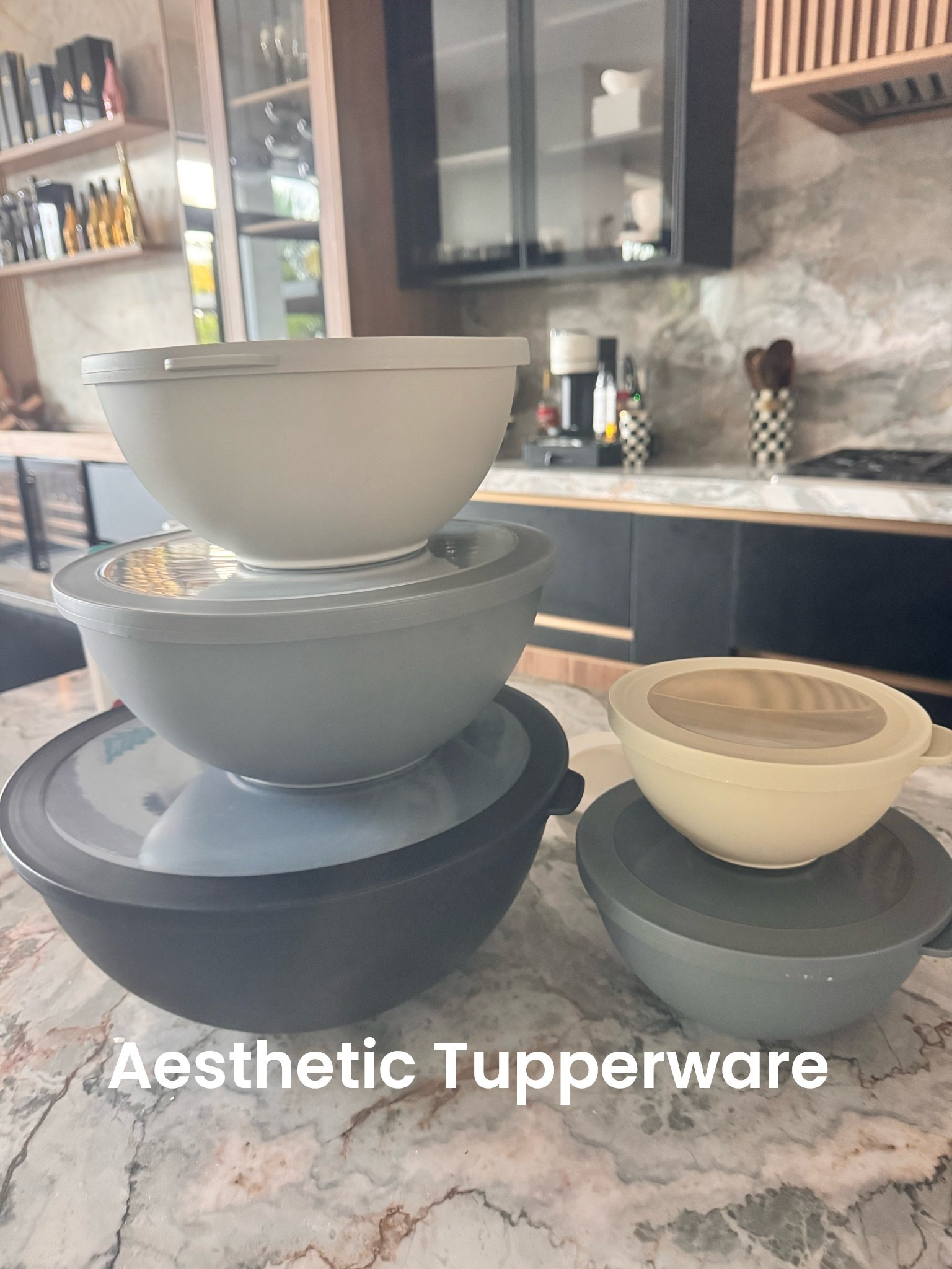 Neutral Aesthetic Tupperware