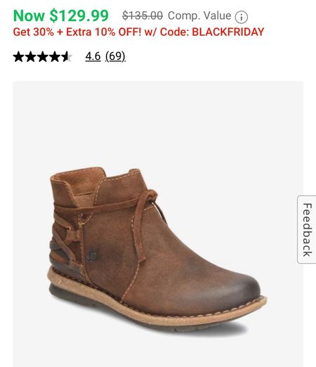 DSW Black Friday sale is great and even works on my Borne Boots and UGGs!!