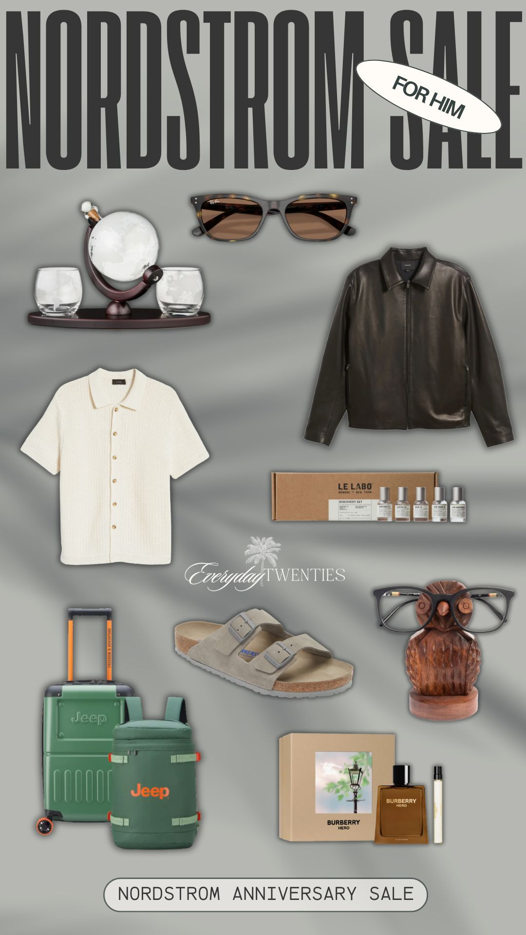 Shopping for him just became a lot easier 🙌 These Nordstrom Sale finds include clothing, fragrance, travel gear and practical gifts he will actually use.

Tap the collage to shop every pick for him.

Nordstrom gifts for him, men’s fashion sale, fragrance gifts for men, travel gifts for him, men’s clothing deals, gift guide for him 

 #LTKHome #LTKSaleAlert #LTKMens