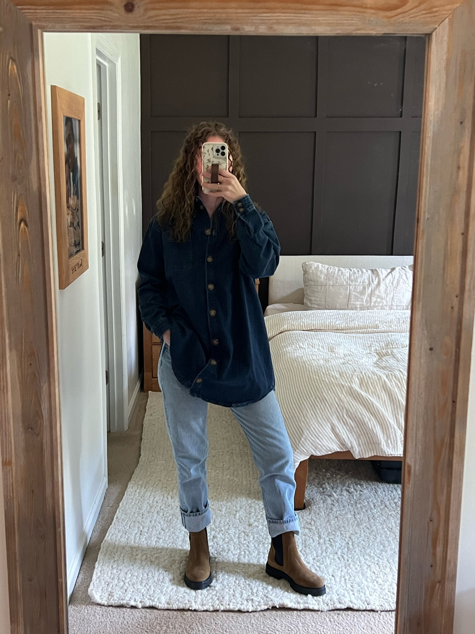 Denim on denim is always a yes 🙌🏼

PSA: Size down in the boots!