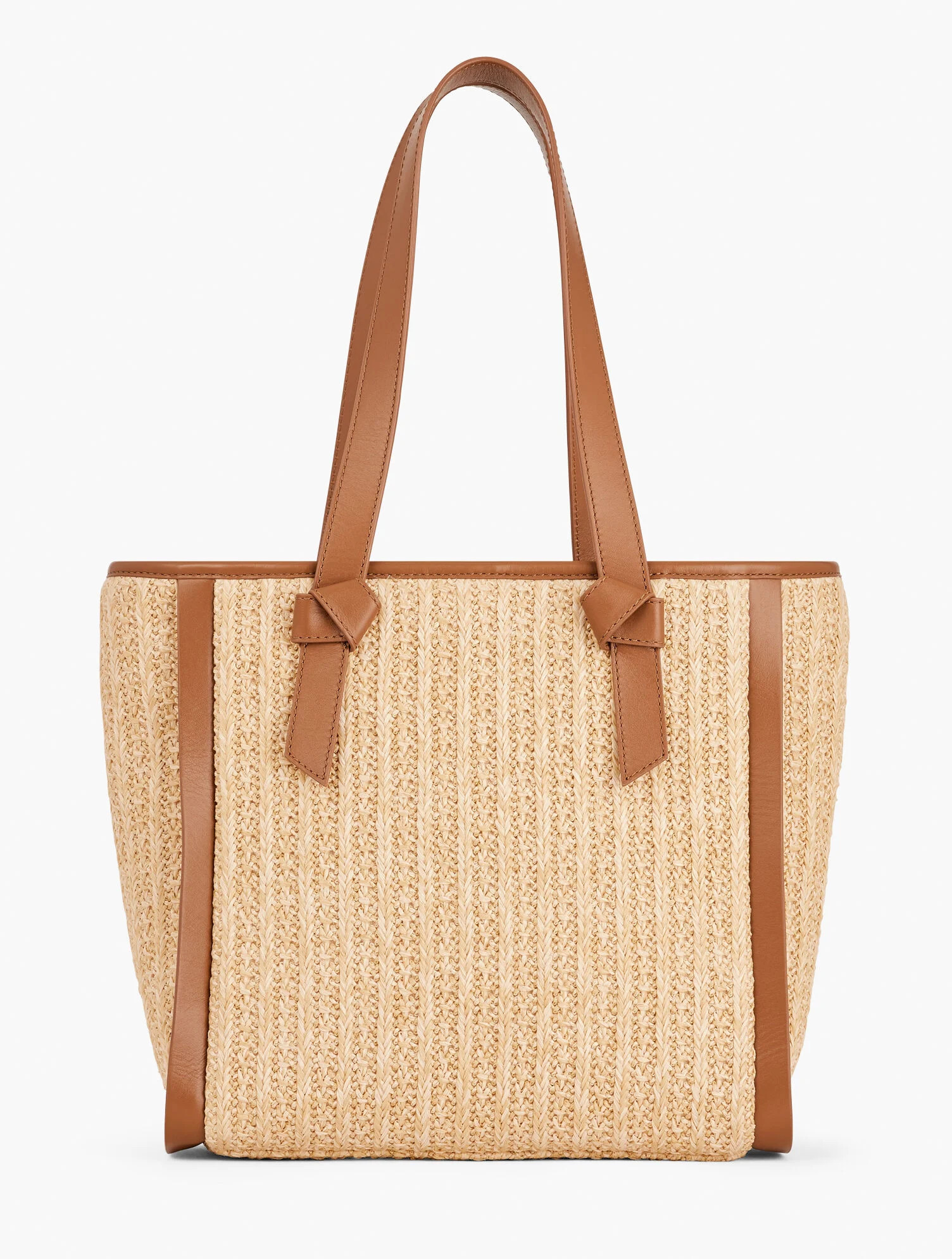 Woven Stripe Knot Tote | Talbots