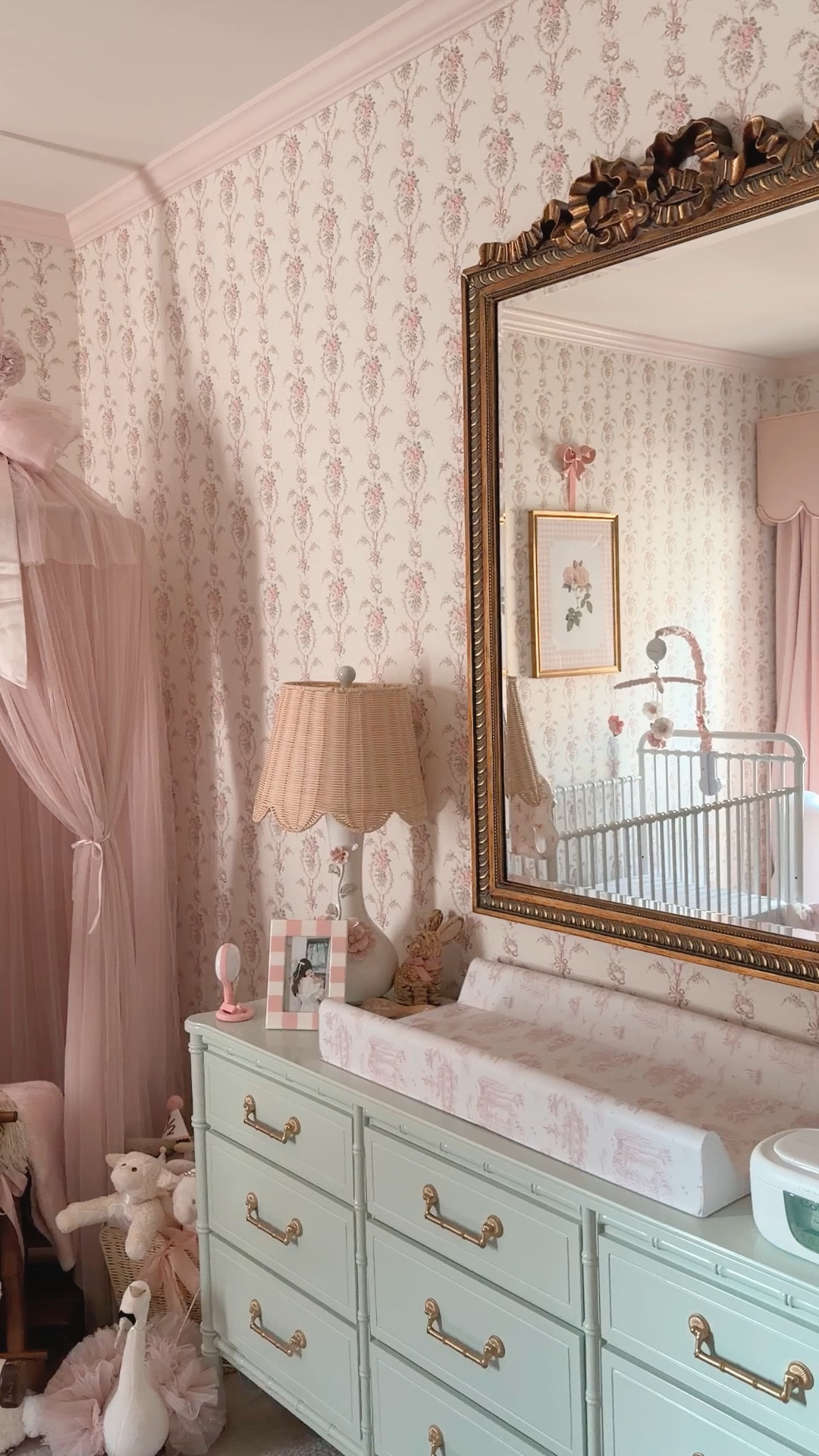 Swapped out her changing pad to this one because it’s longer and comes up higher on the sides. Now that she’s rolling all over and sitting up and longer, this works well. And it looks so pretty for Spring! 

#LTKmomlife #LTKHome #LTKBaby