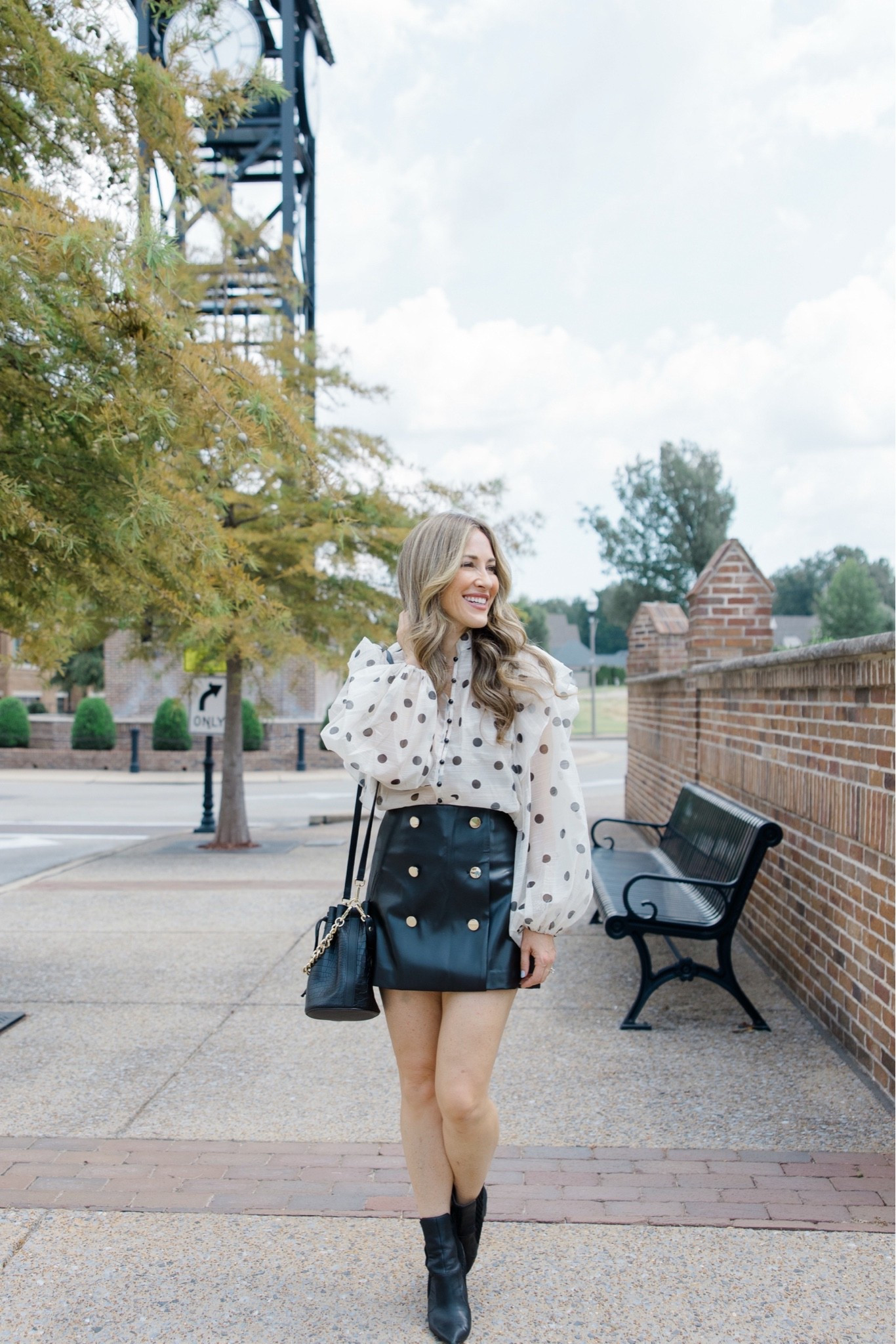 My fave fall look hands down! A classic polka dot look is so chic and right now. Size small in both.

#LTKOver40 #LTKSeasonal #LTKPetite