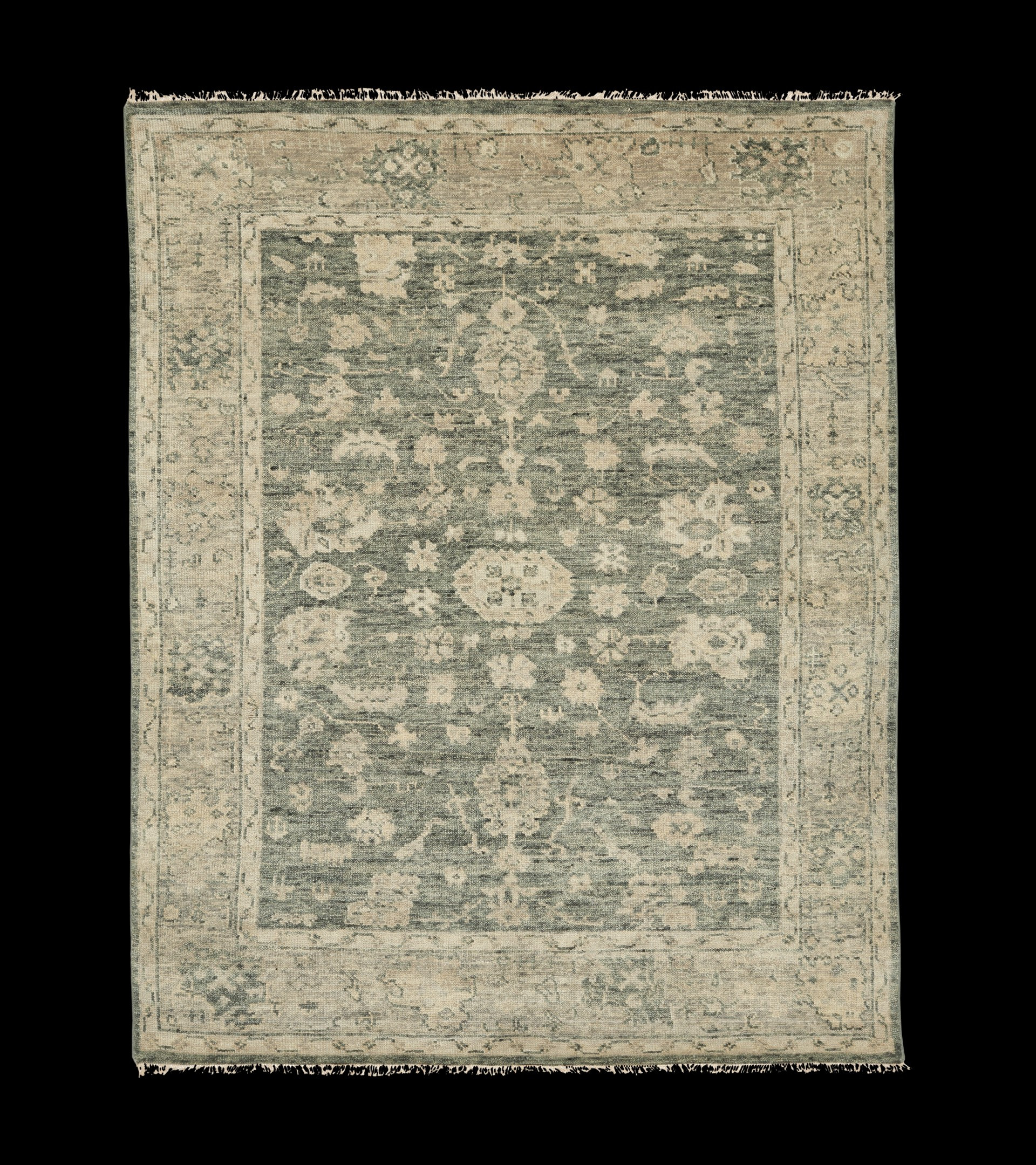 Carulea Rug - Graphite Fog | OKA UK