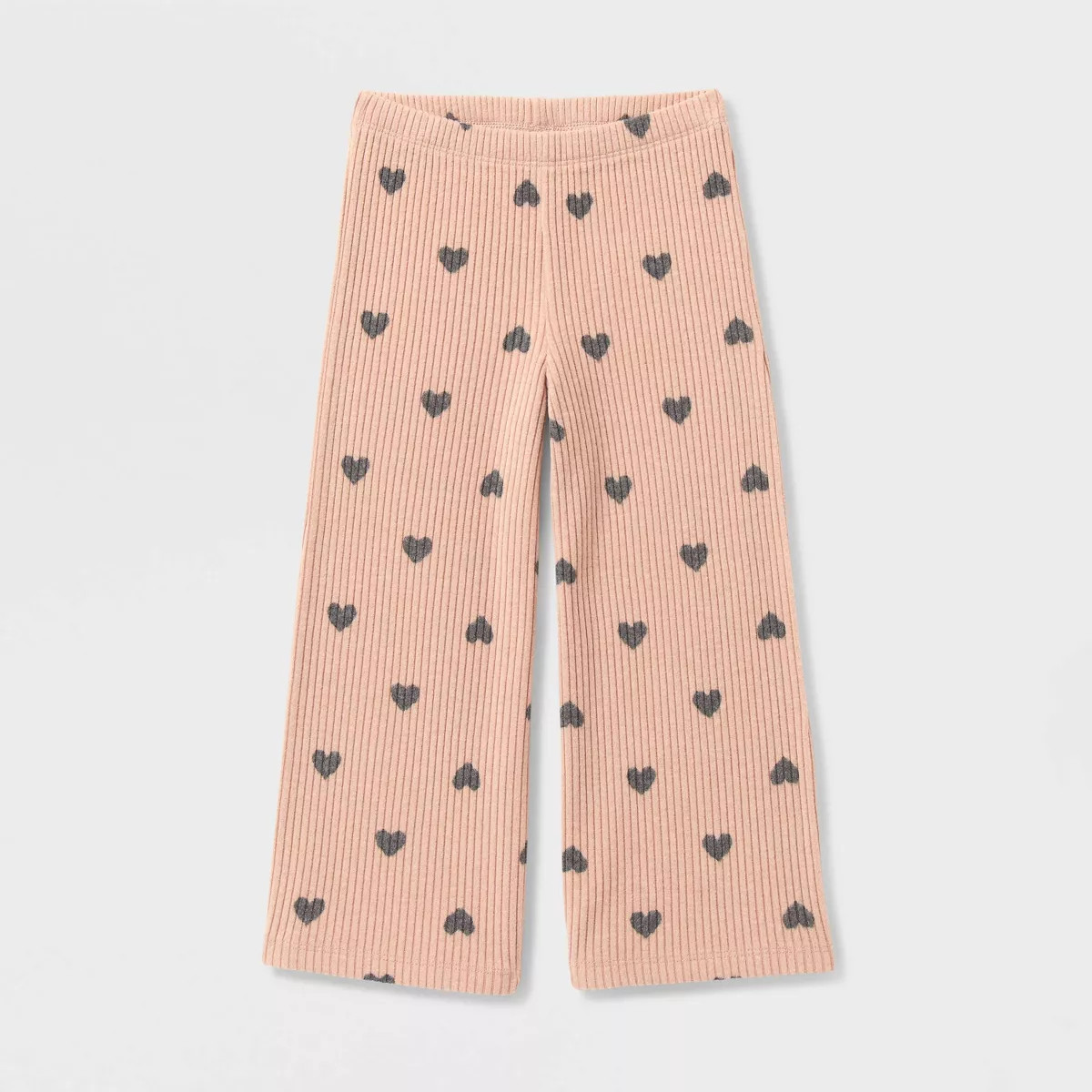 Toddler Girls' Hearts Pull-On Pants - Cat & Jack™ Tan 3T | Target