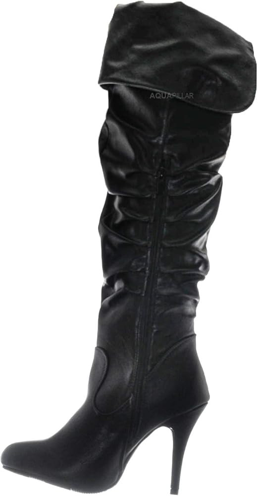Link Womens Focus-33 Vegan Leather Over The Knee Fashion Boots | Amazon (US)