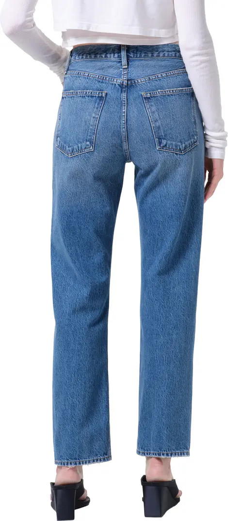 '90s Pinch High Waist Straight Leg Jeans | Nordstrom