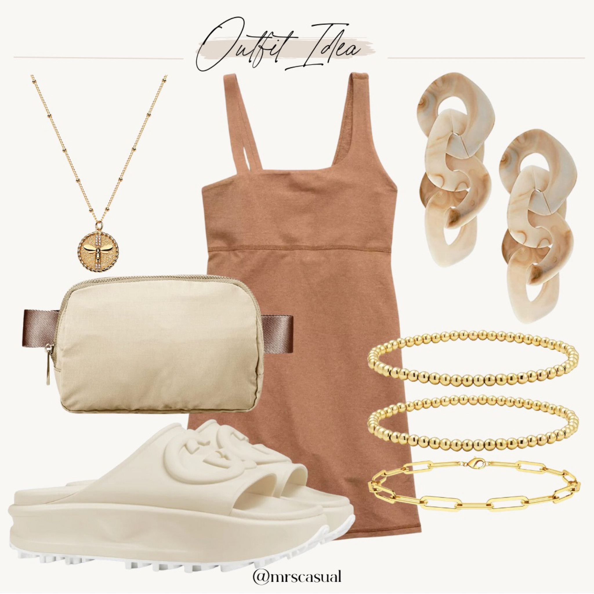 Loving this athletic dress summer outfit idea. Thinking about getting these Gucci slides for summer what do you think?! #LTKFind

#LTKshoecrush #LTKsalealert