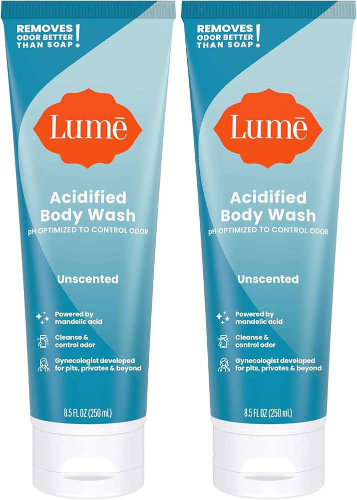 Lume Acidified Body Wash - 24 Hour Odor Control - Removes Odor Better than Soap - Moisturizing Fo... | Amazon (US)