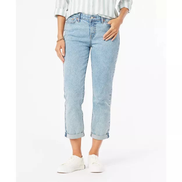 DENIZEN® from Levi's® Women's Mid-Rise Cropped Boyfriend Jeans | Target