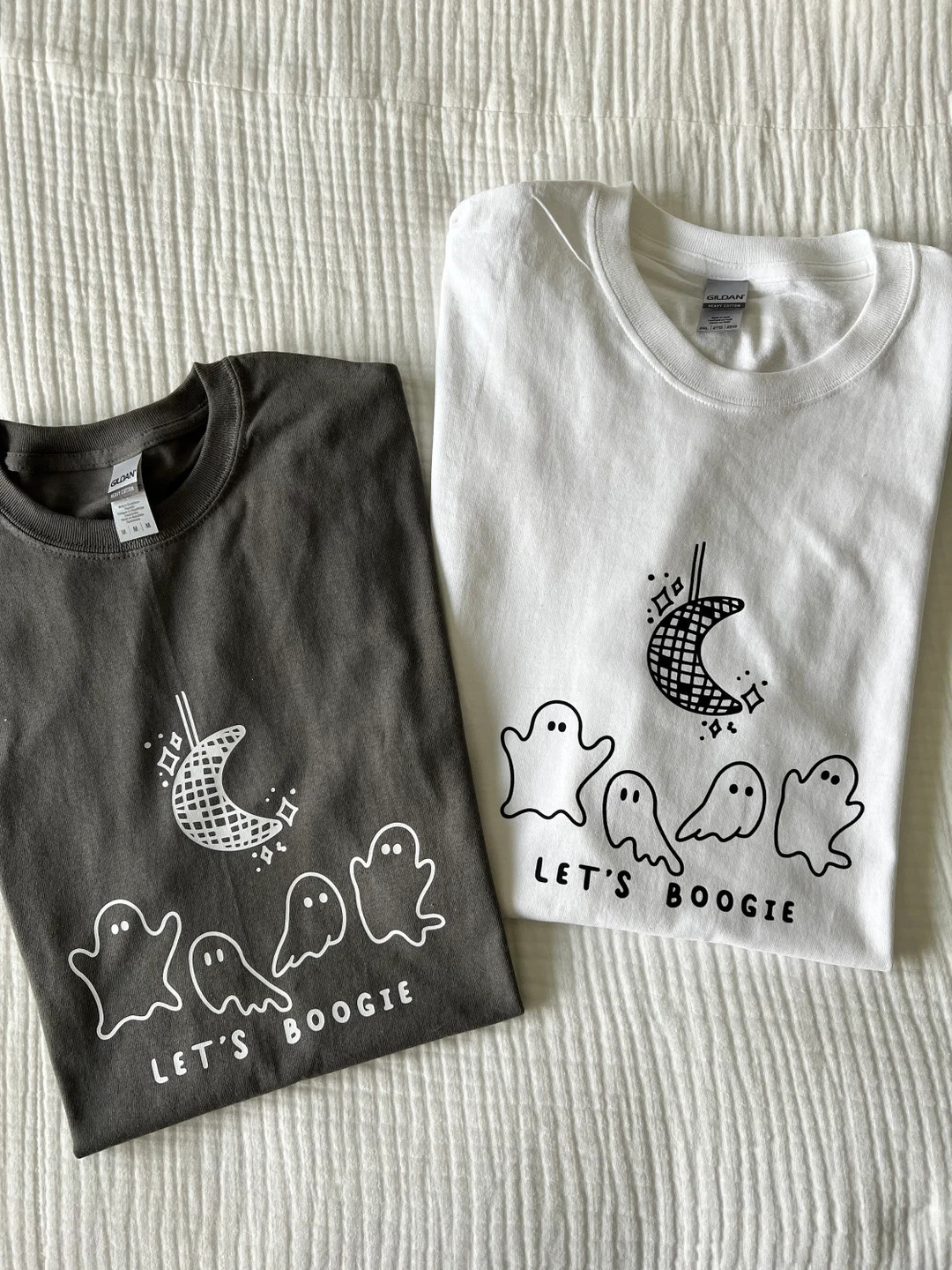 Lets Boogie Halloween T-shirt Disco Ball Ghosts Spooky - Etsy | Etsy (US)