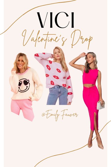 VICI’s Valentine’s Day Drop ❤️💗 cuuuute + casual + chic outfits - no matter what your V-day plans are, they’ve got something for ya 💋 

#LTKfamily #LTKSeasonal #LTKunder100
