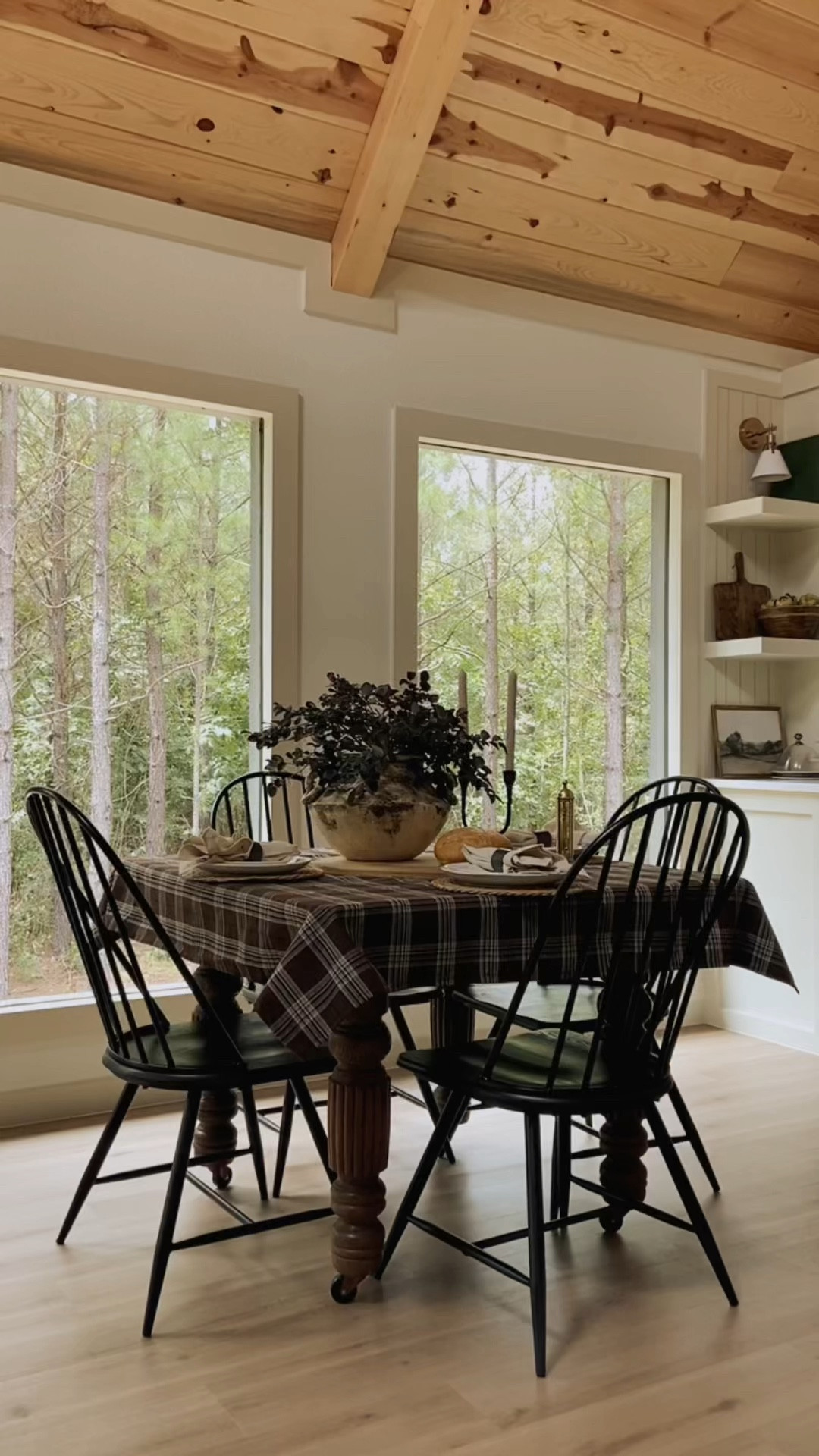 Table scape 🍽️

Fall, autumn, seasonal, plaid, table cloth, dining table, chairs, centerpiece, candle stick, farmhouse, cottage 

#LTKHome #LTKSeasonal #LTKHoliday