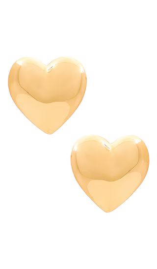 Amour Earrings in Gold | Revolve Clothing (Global)